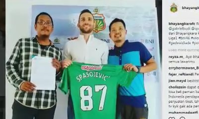 Ilija Spasojevic Bergabung dengan Bhayangkara FC