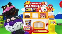 アンパンマン アニメおもちゃ みんなにハンバーガーを作ってあげよう♥ハンバーガー屋さん ごっこ遊び ぷっぷちゃん