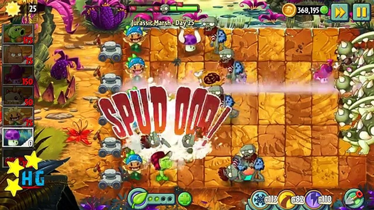 Anquilosauro día jurásico pantano plantas zombis Vs 2 25
