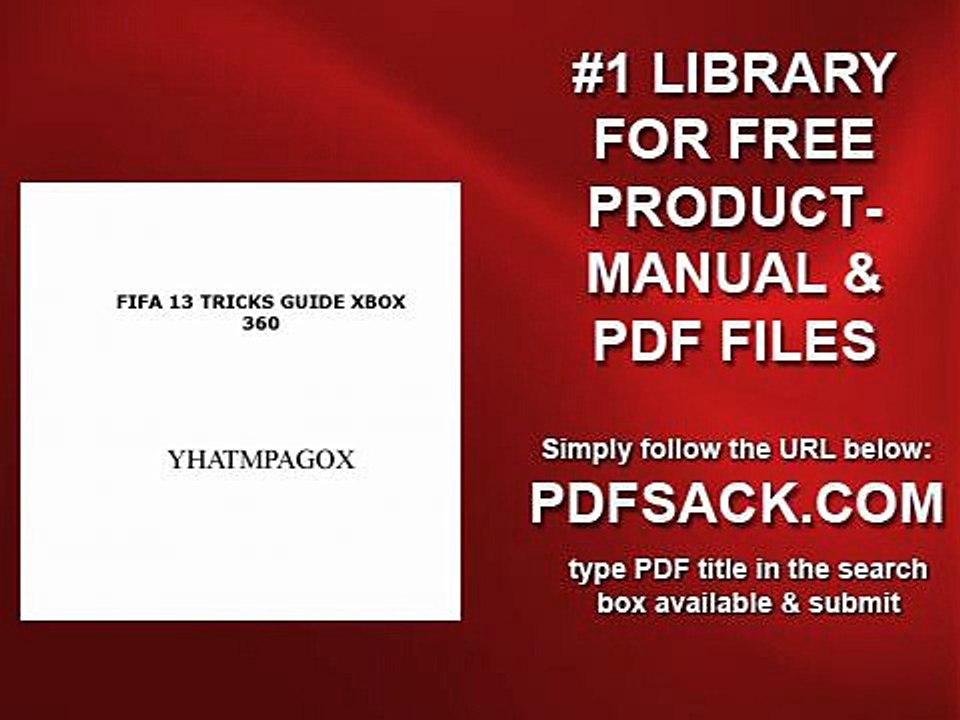 Fifa 13 Tricks Guide Xbox 360