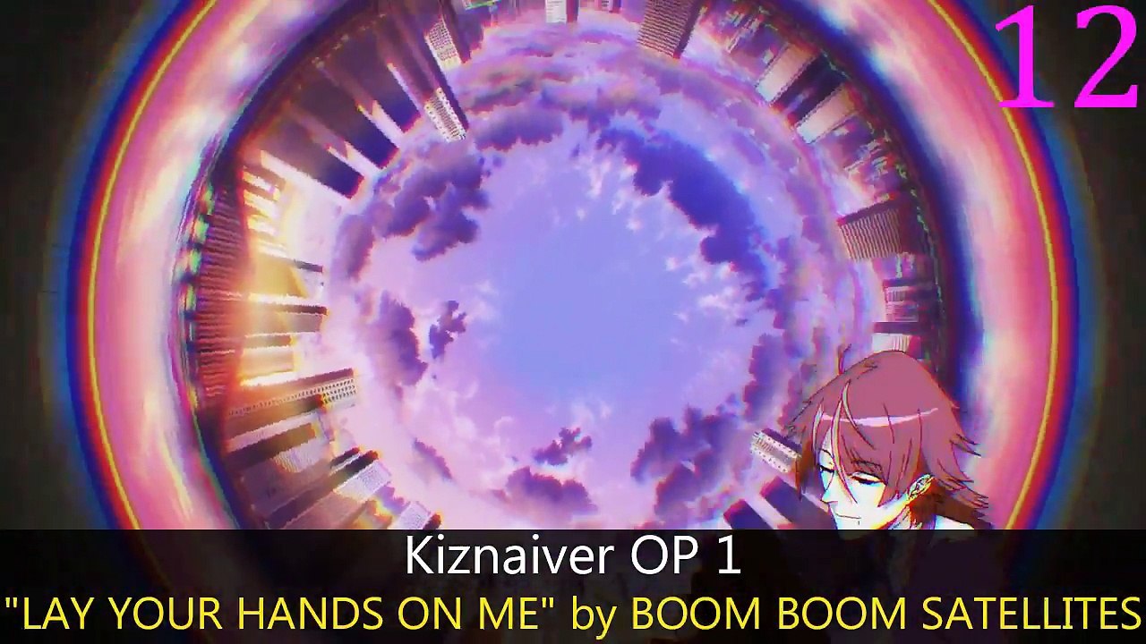 My Top Openings and Endings by Kouji Wada, BOOM BOOM SATELLITES, Yuuko Mizutani, or Kenich