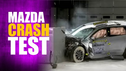 2017 Mazda CX-9 small overlap IIHS crash test