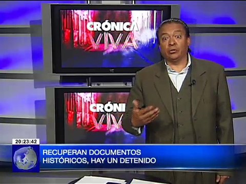 Policía Nacional recupera documentos históricos