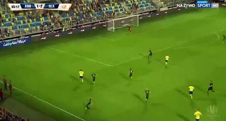 Arka Gdynia	2-2	Slask Wroclaw 10.08.2017
