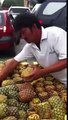 Art of Pineapple Peeling