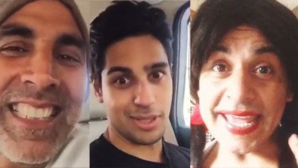 Sidharth Malhotra - Akshay Kumar Enact Gaurav Gera's Shopkeeper Act For Toilet Ek Prem Katha