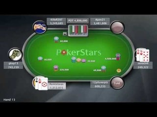 WCOOP 2012: Event 13 - $530 NLHE (6-Max, Knockout) - PokerStars.com