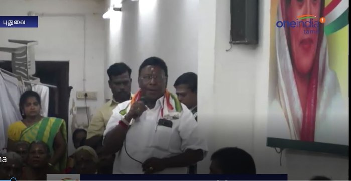 குஜராத்தில் மத்திய அரசு திட்டங்கள் எதுவும் பலிக்கவில்லை-நாராயணசாமி பேச்சு- வீடியோ