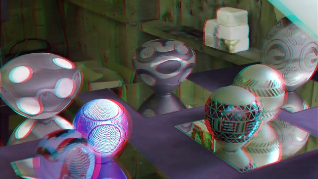 Amis du Verre d'Argonne : expo & démos 2017 - Younoussa Traoré - VIDEO EN ANAGLYPHES