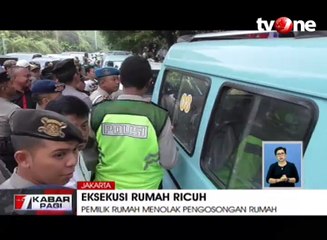 Eksekusi Rumah di Menteng Berujung Ricuh