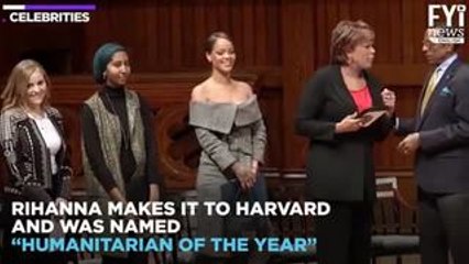 Rihanna is Harvard's Humanitarian of the Year