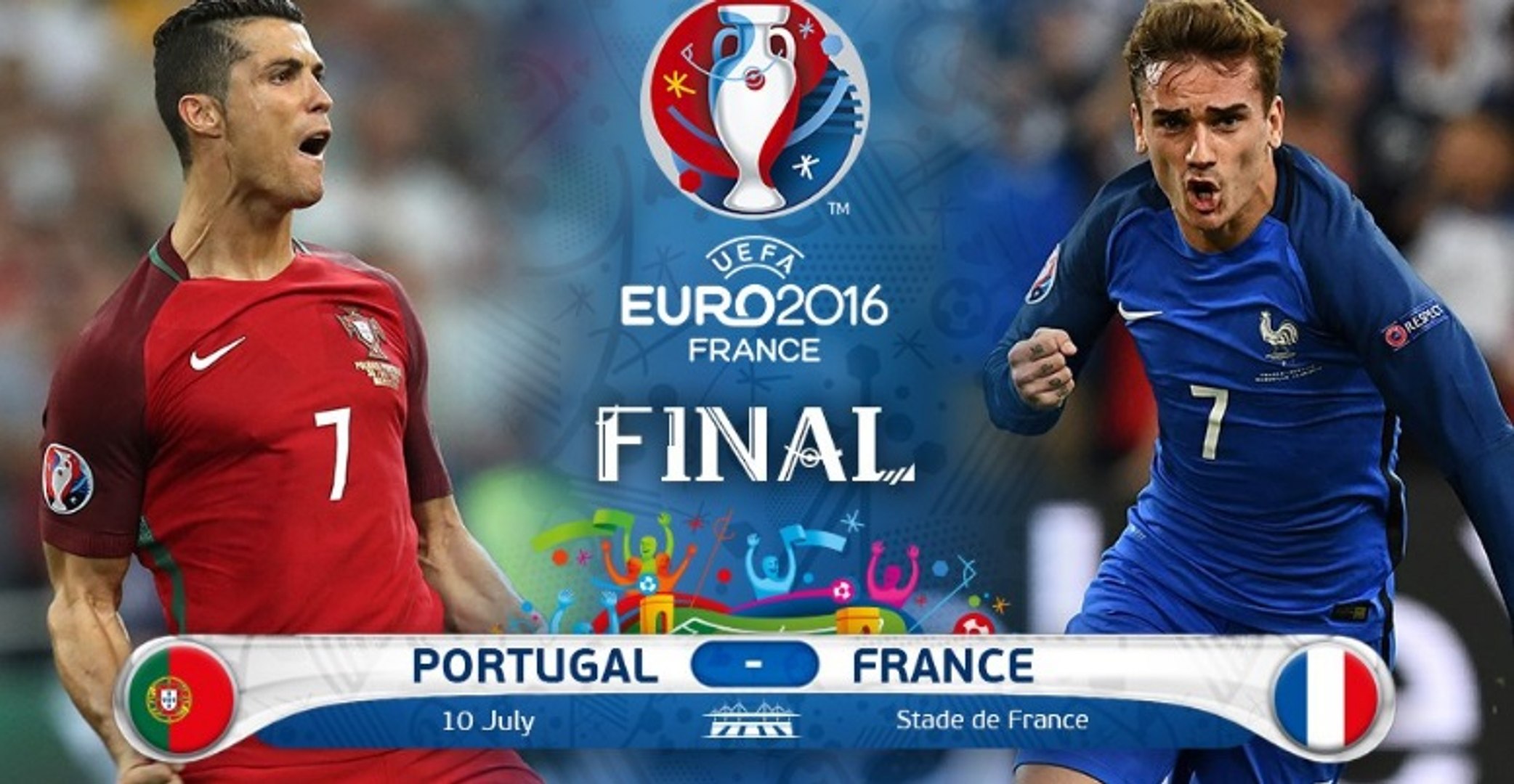 bande sydvest Dårligt humør UEFA EURO 2016 final highlights Portugal vs France - video Dailymotion