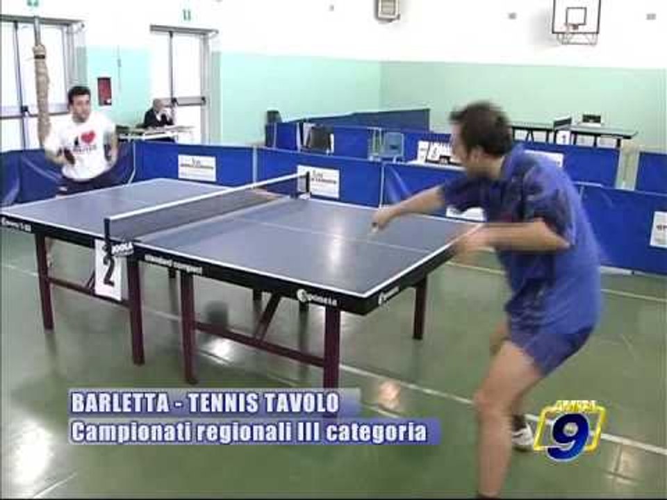 BARLETTA. Tennis Tavolo, Campionati Regionali III Categoria