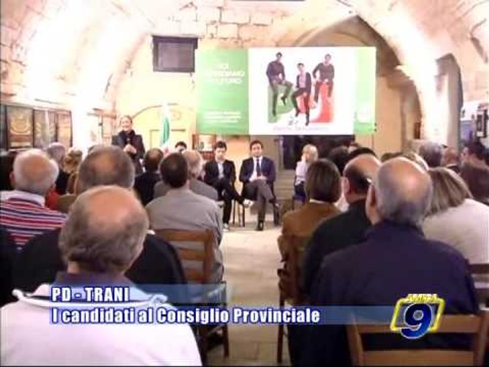 PROVINCIALI BAT. Faconda, Morollo, Laurora, ecco i candidati PD di Trani al Consiglio Provinciale
