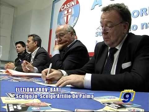 PROVINCIALI BARI. Scelgo Io, Scelgo Attilio De Palma