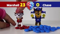 Skye VS Everest in the Paw Patrol Balloon Color Counting Challenge