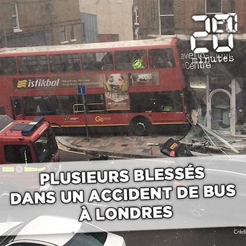 Londres: Des blessés dans un accident de bus à impériale encastré dans un magasin