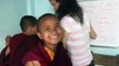 Teaching English to Buddhist monks in Buddhist Monastery