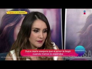 Hoy más que nunca, Dulce María cree en el amor