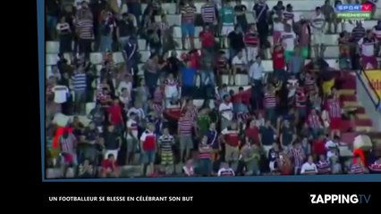 Brésil : Un footballeur se blesse au genou en célébrant son but (vidéo)