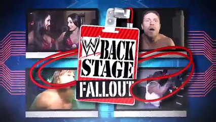 Khali comforts Natalya - Backstage Fallout - October 25, 2013