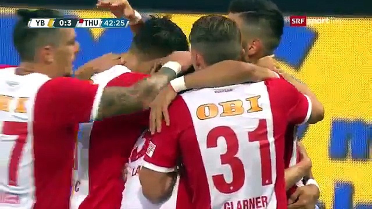 Young Boys 0:3 Thun (Swiss Super League 9 August 2017)