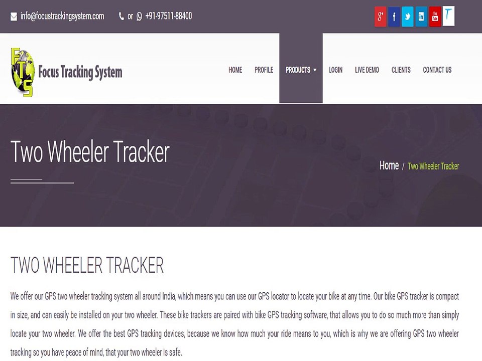 Personal GPS Tracker | Online Vehicle Tracking System