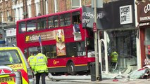 Acidente de ônibus em Londres