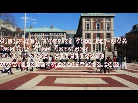 Study and Tourist Visa and Flight Tickets for USA-destinyvisaservices.com