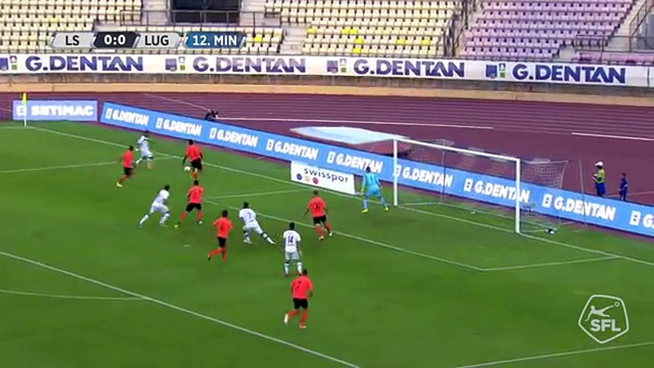 Lausanne 0:1 Lugano (Swiss Super League 9 August 2017)