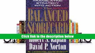 Books The Balanced Scorecard: Translating Strategy into Action Download Full Audiobook