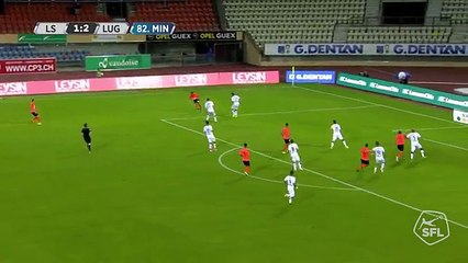 Lausanne 2:2 Lugano (Swiss Super League 9 August 2017)