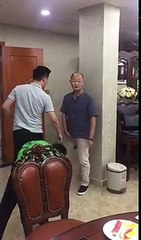 Kung Fu Master hit his balls