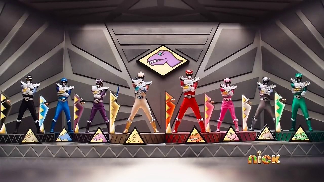 Plesio Charge Megazord Pachy-Rex Formation Transformation (Power Rangers Dino Charge)