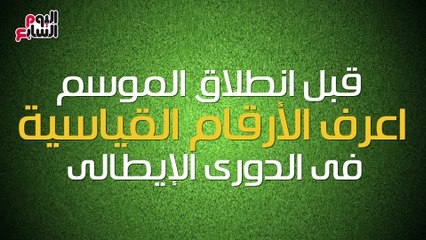 بالفيديو.."قبل انطلاق الموسم".. اعرف الأرقام القياسية فى الدورى الإيطالى