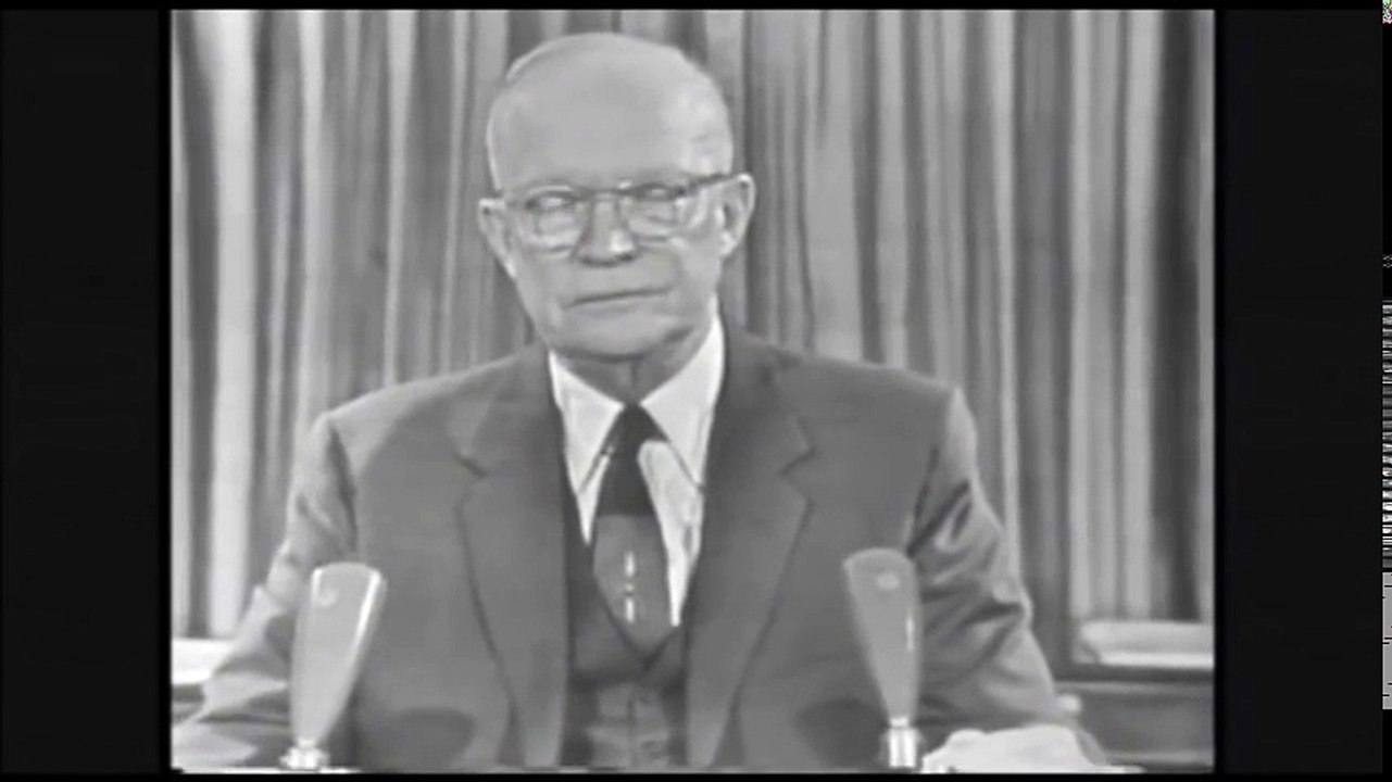 Eisenhower Farewell Address (Best Quality) - 'Military Industrial Complex' WARNING