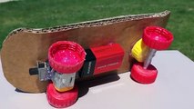 Amazing DIY Mini Electric Skateboard - How to Make Toy Skateboard (Very Fast)