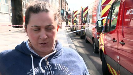 'I'm a nurse, so I ran upstairs and two people were trapped'