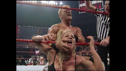Jeff Jarrett (w/ Debra and Miss Kitty) vs. Luna Vachon