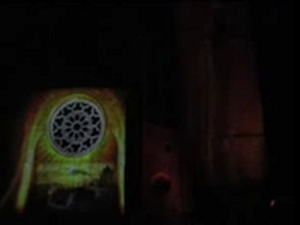 projection sur cathédrale