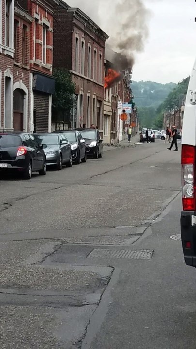 Incendie à Angleur