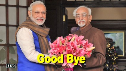 MPs pay emotional goodbye to Hamid Ansari