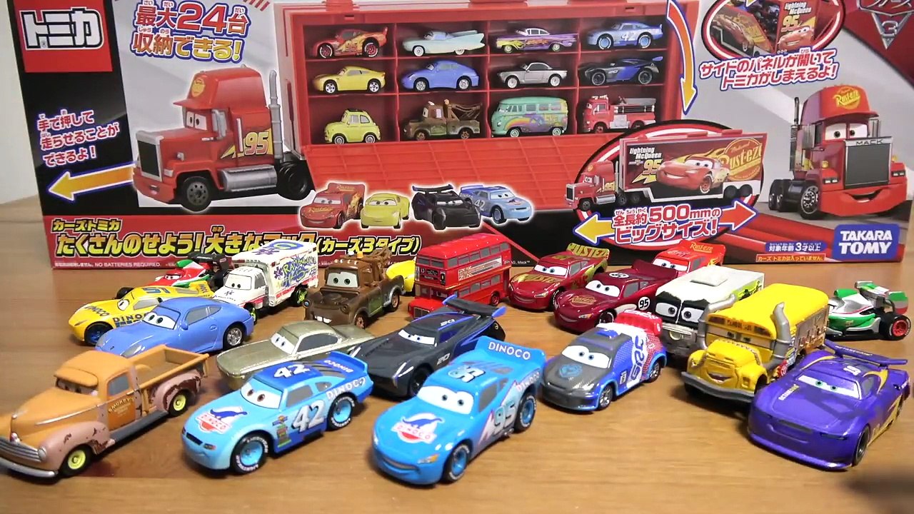 Disney Pixar Cars 3 Toy Movie Big Mack Truck Gale Beaufort Battle Crash Cars Tomica for kids