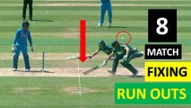 8 Match Fixing Run Outs in Cricket Ever