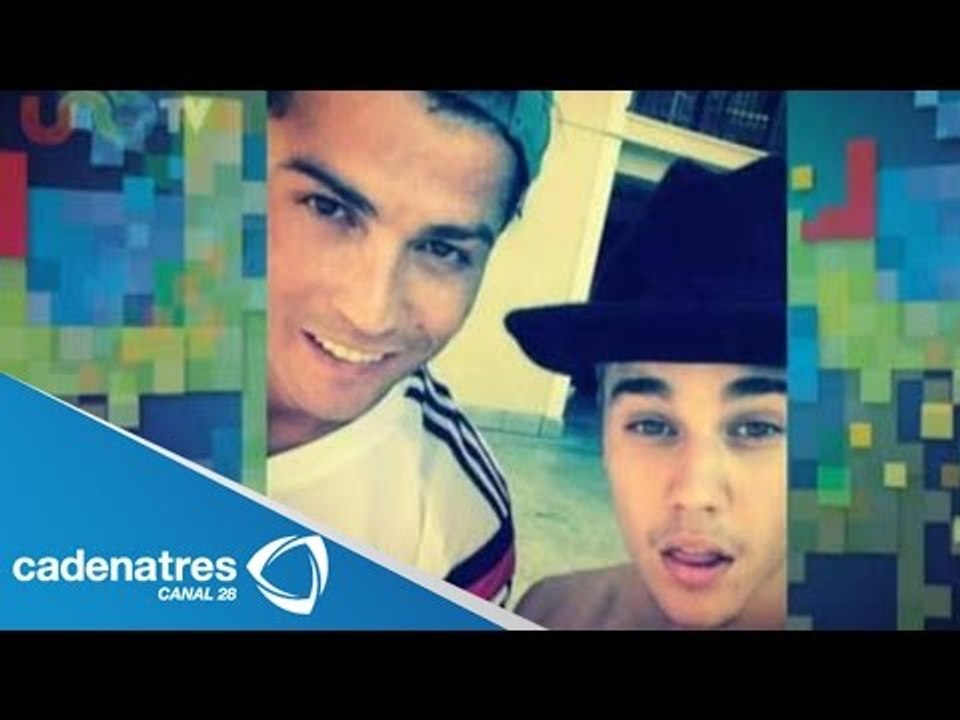 Justin Bieber presume una foto con Cristiano Ronaldo /Bieber boasts a picture with CR7