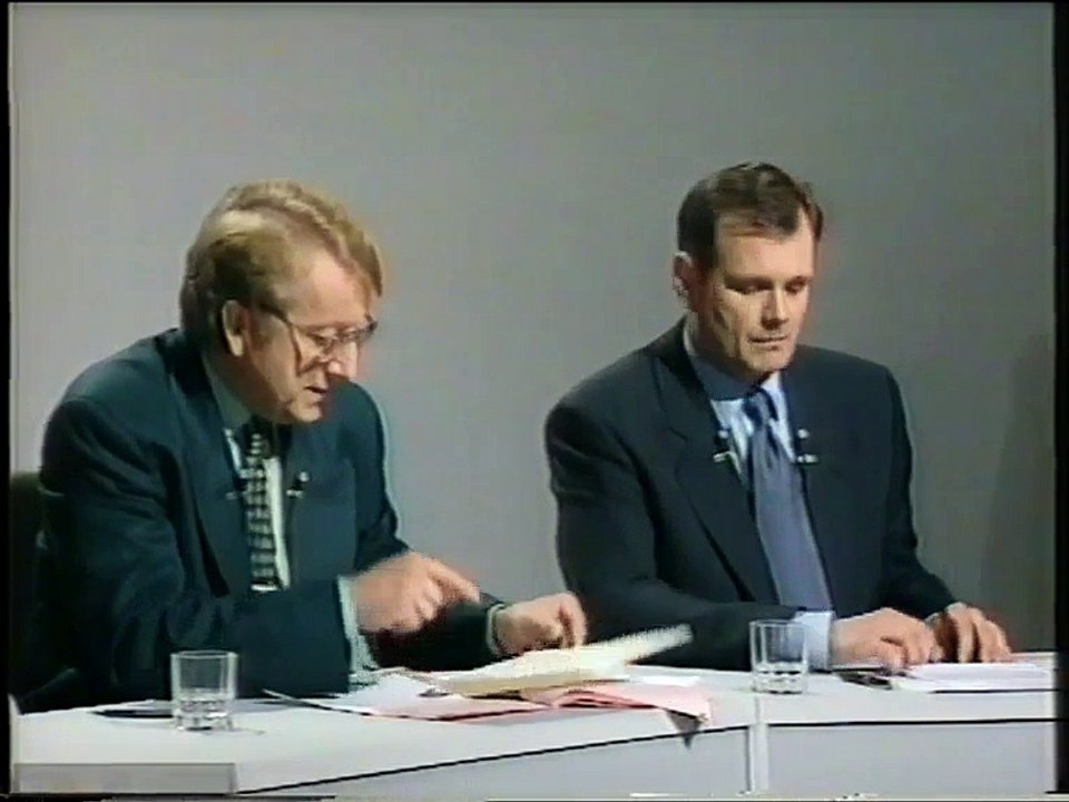 1 Debata prezydencka Kwaśniewski - Wałęsa 1995 rok cz. 2