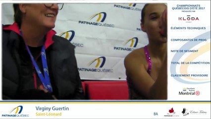 Championnats québécois d'été 2017 / Juvénile Dames moins de 14 ans Glace 3 (10)