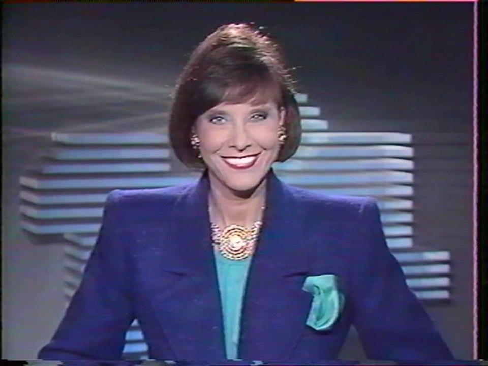 TF1 - 11 Juin 1989 - Bandes annonces, speakerine (Denise Fabre), JT Nuit, météo, pubs