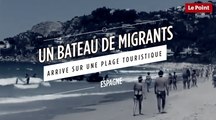 Un bateau de migrants arrive sur une plage touristique espagnole