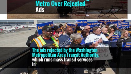 Citing Free Speech, A.C.L.U. Sues Washington Metro Over Rejected Ads
